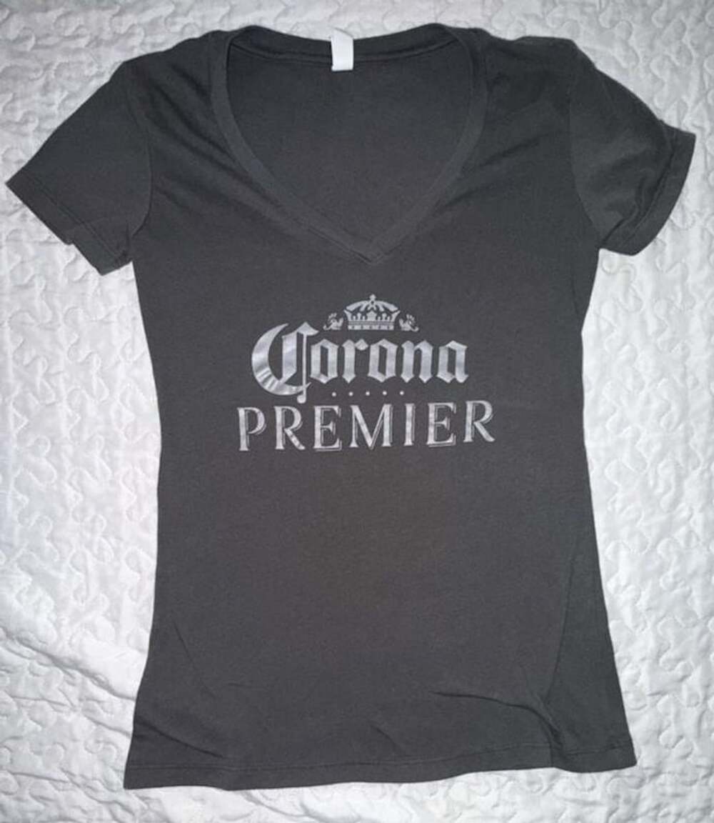 Corona Premier Size S V-Neck Promo T-Shirt